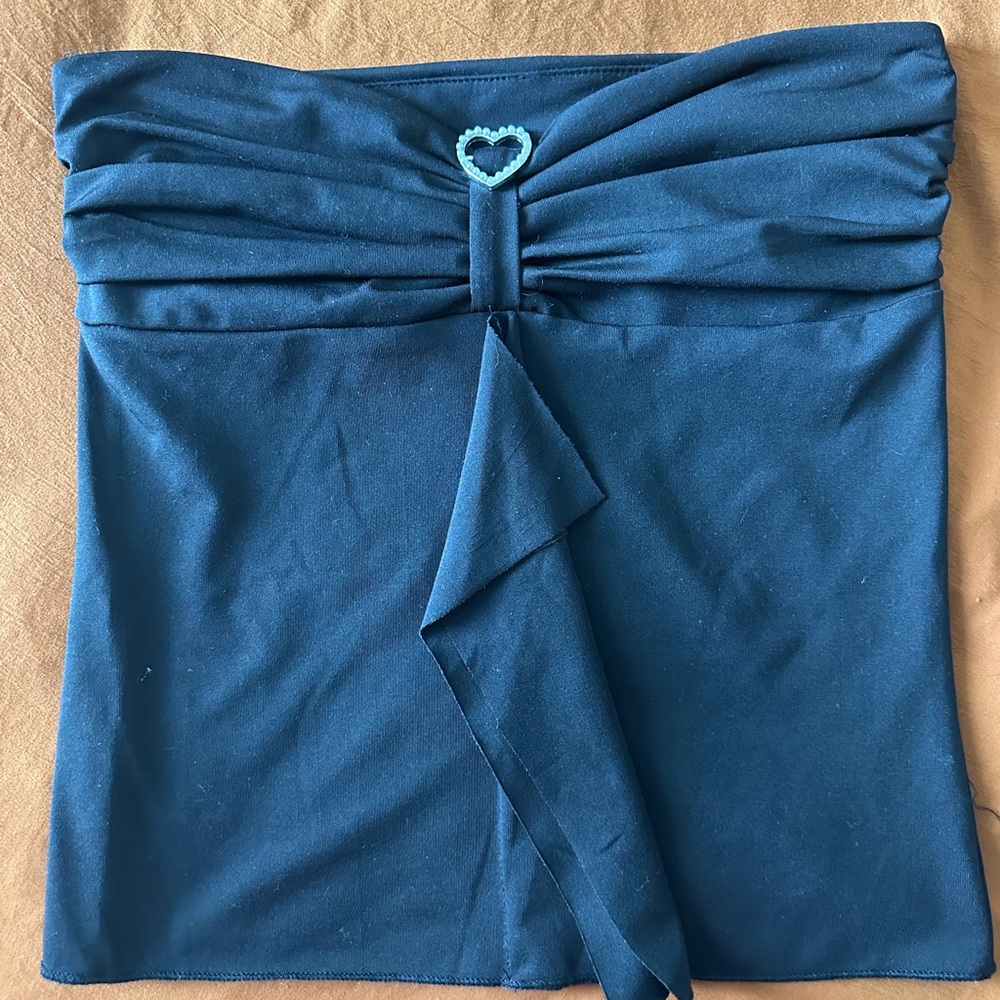 Strapless Top with Charm